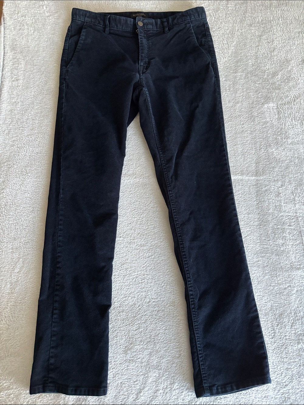 Banana Republic Aiden Navy Corduroy Pants Men’s 32x34 Stretch EUC